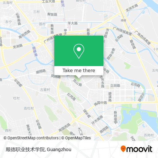 顺德职业技术学院 map