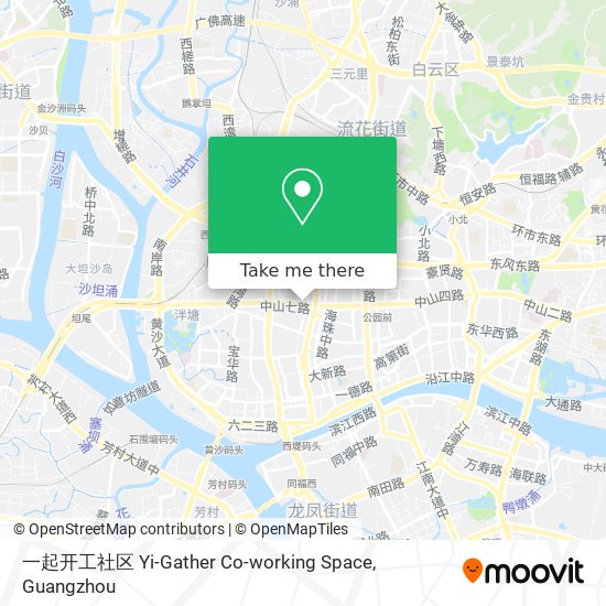 一起开工社区 Yi-Gather Co-working Space map