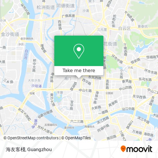 海友客棧 map