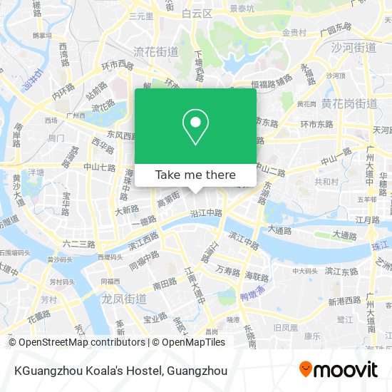 KGuangzhou Koala's Hostel map