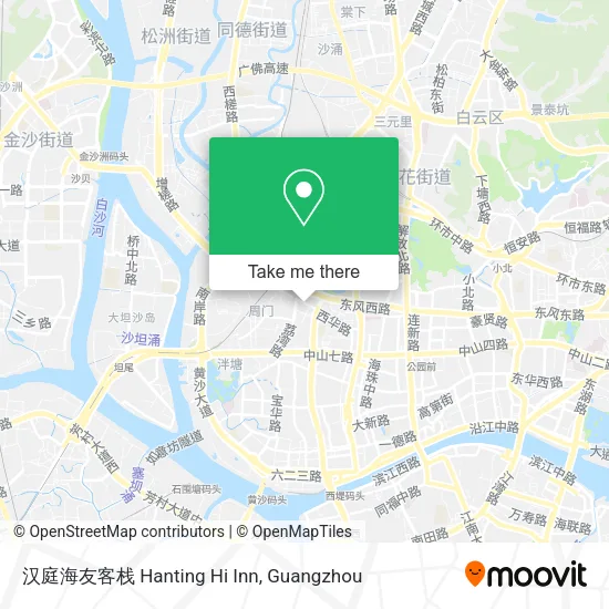 汉庭海友客栈 Hanting Hi Inn map