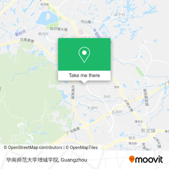 华南师范大学增城学院 map