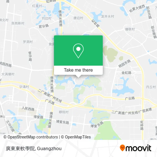 廣東東軟學院 map