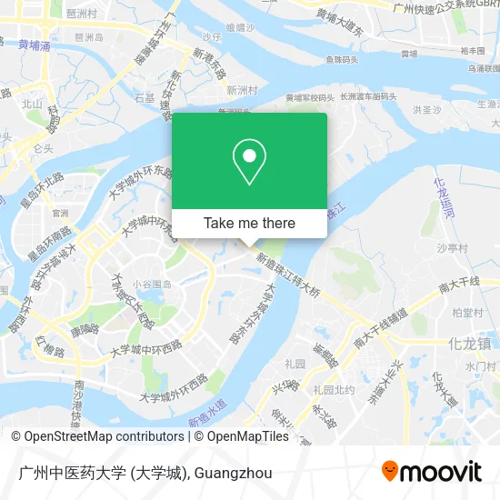 广州中医药大学 (大学城) map