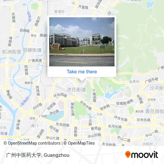 广州中医药大学 map