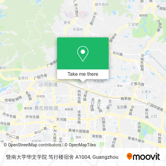暨南大学华文学院 笃行楼宿舍 A1004 map