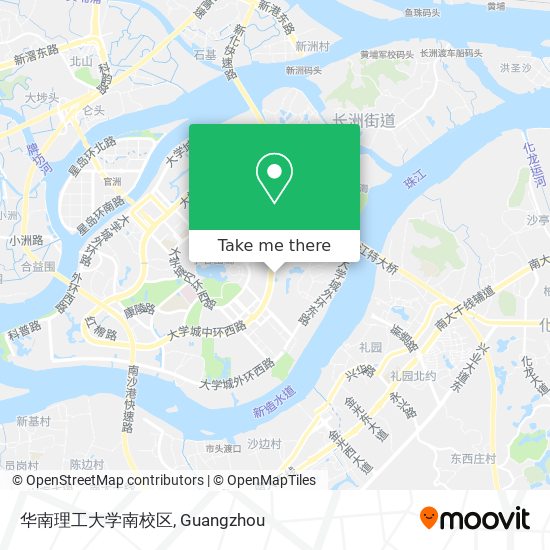 华南理工大学南校区 map