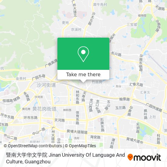 暨南大学华文学院 Jinan University Of Language And Culture map