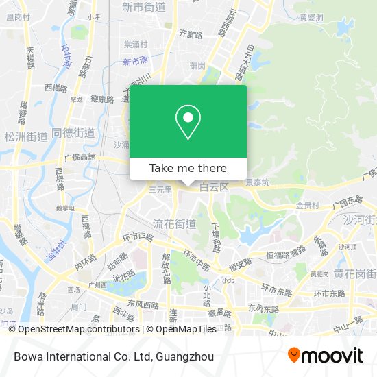 Bowa International Co. Ltd map