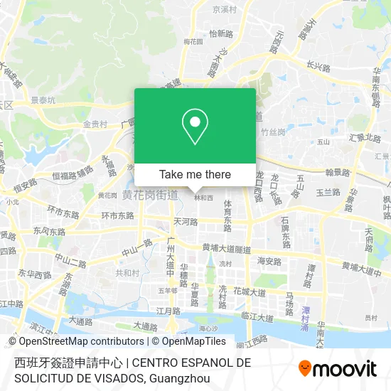 西班牙簽證申請中心 | CENTRO ESPANOL DE SOLICITUD DE VISADOS map