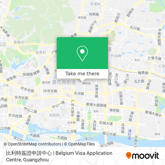 比利時簽證申請中心 | Belgium Visa Application Centre map