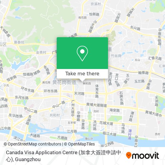 Canada Visa Application Centre (加拿大簽證申請中心) map