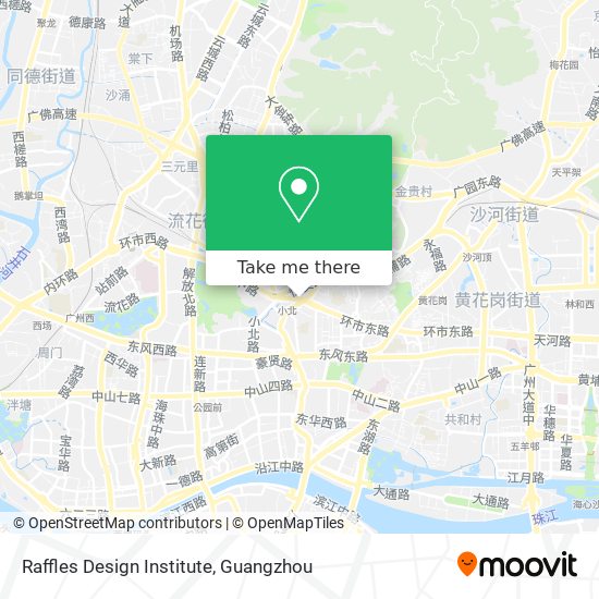 Raffles Design Institute map