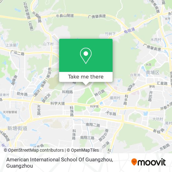 American International School Of Guangzhou map