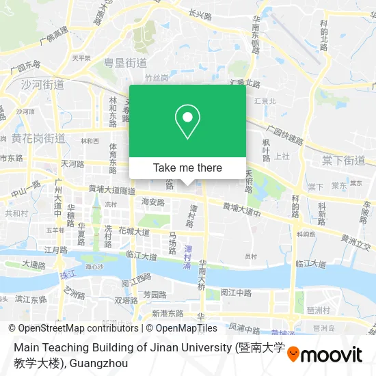 Main Teaching Building of Jinan University (暨南大学教学大楼) map