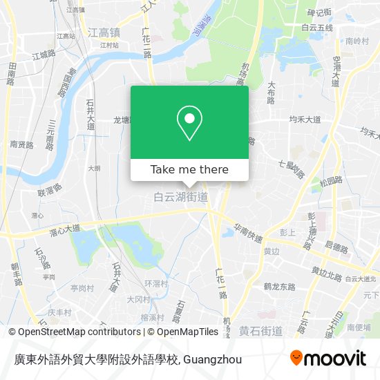 廣東外語外貿大學附設外語學校 map