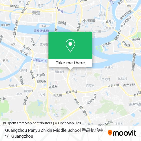 Guangzhou Panyu Zhixin Middle School 番禺执信中学 map