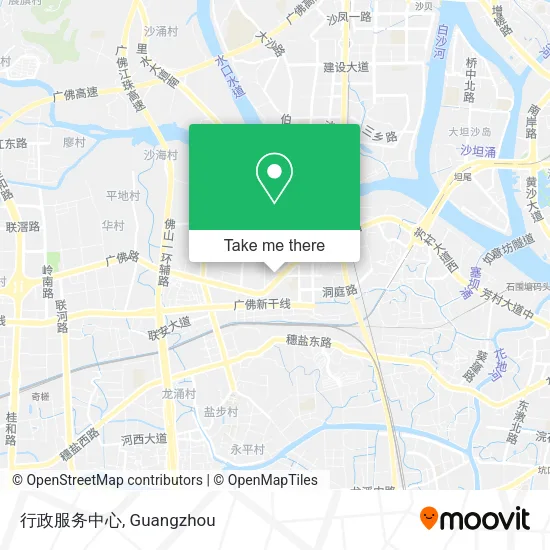 行政服务中心 map