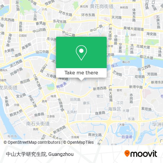 中山大学研究生院 map