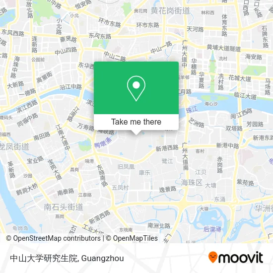 中山大学研究生院 map