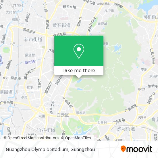 Guangzhou Olympic Stadium map