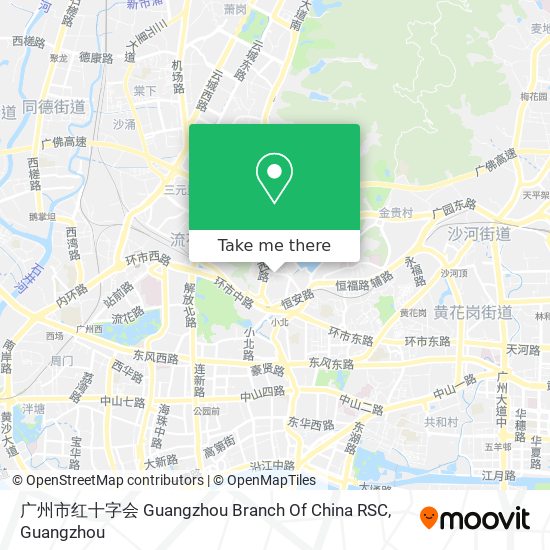 广州市红十字会 Guangzhou Branch Of China RSC map