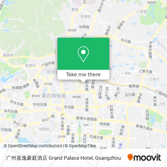 广州嘉逸豪庭酒店 Grand Palace Hotel map