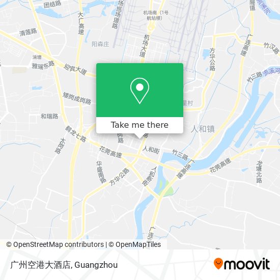 广州空港大酒店 map