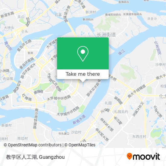 教学区人工湖 map