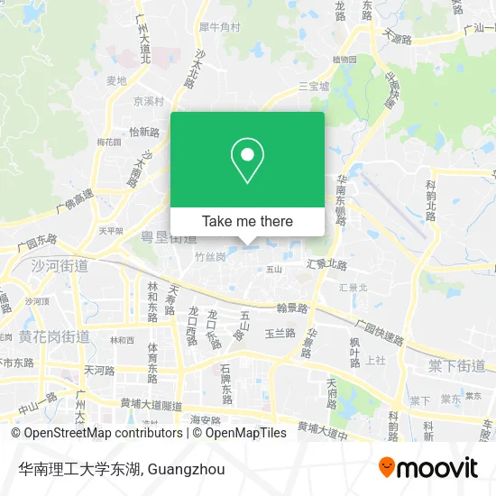 华南理工大学东湖 map