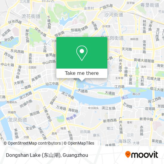 Dongshan Lake (东山湖) map
