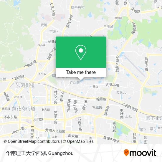 华南理工大学西湖 map