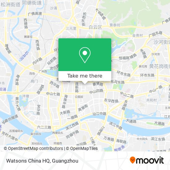 Watsons China HQ map