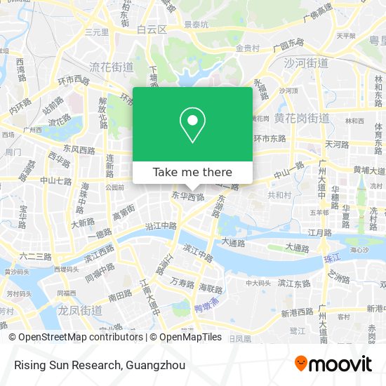 Rising Sun Research map