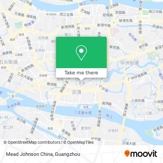 Mead Johnson China map
