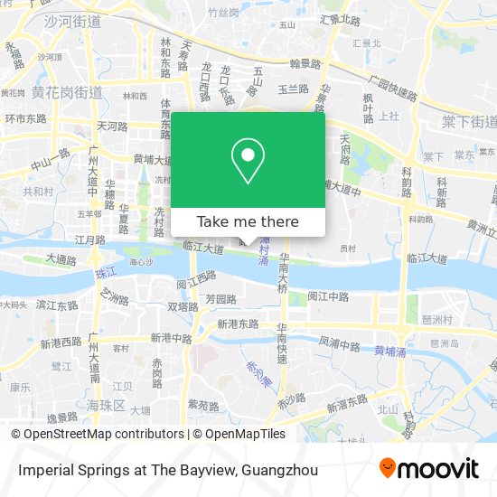 Imperial Springs at The Bayview map
