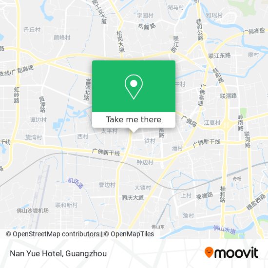 Nan Yue Hotel map