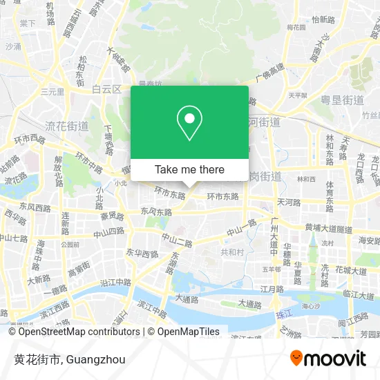 黄花街市 map