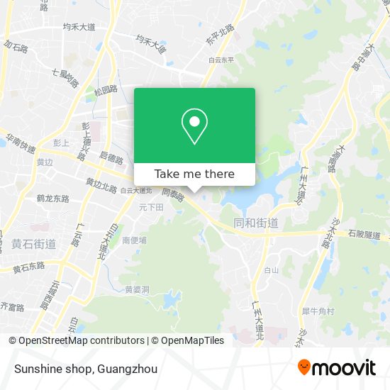 Sunshine shop map