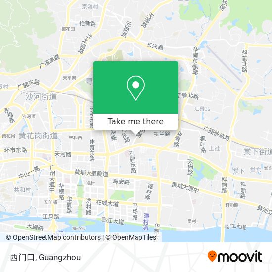 西门口 map