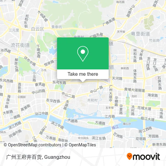 广州王府井百货 map