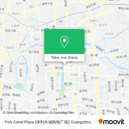 Poly Canal Plaza (保利水城购物广场) map