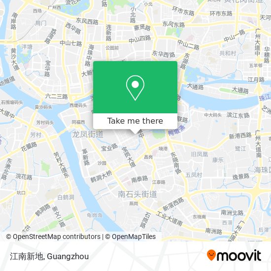 江南新地 map