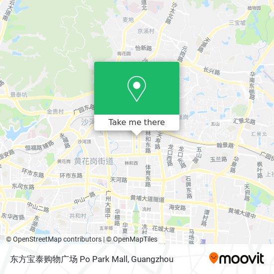 东方宝泰购物广场 Po Park Mall map