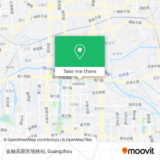 金融高新区地铁站 map