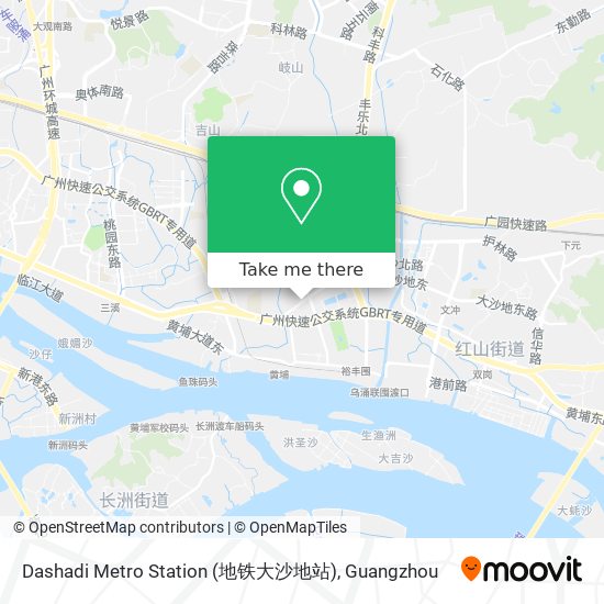 Dashadi Metro Station (地铁大沙地站) map