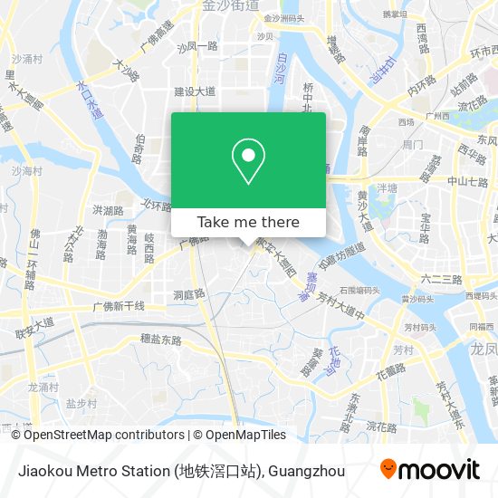 Jiaokou Metro Station (地铁滘口站) map