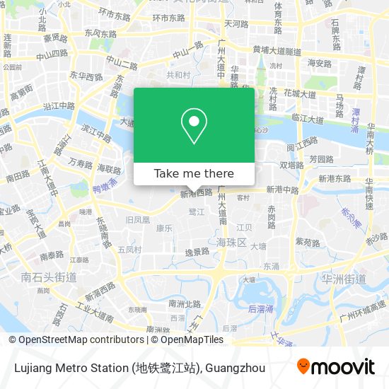Lujiang Metro Station (地铁鹭江站) map