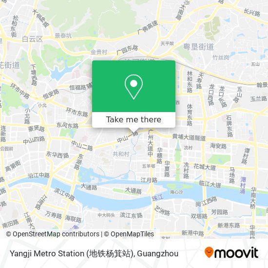 Yangji Metro Station (地铁杨箕站) map