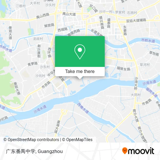 广东番禺中学 map